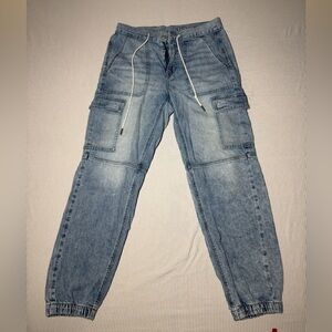 American Eagle Outfitters Denim Blue Joggers